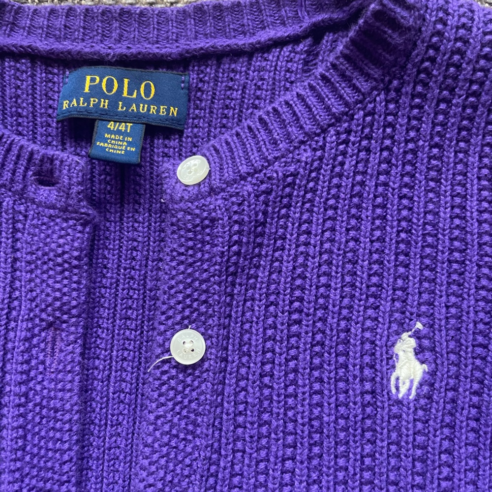 Ralph Lauren Girls Sweater -Size 4T